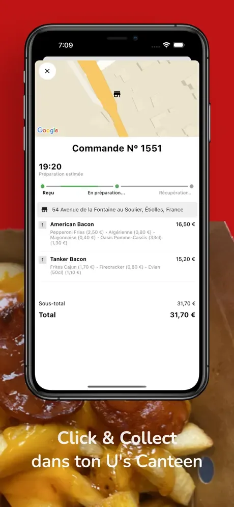 Le suivi de commande, du reçu à la récupération en restaurant
